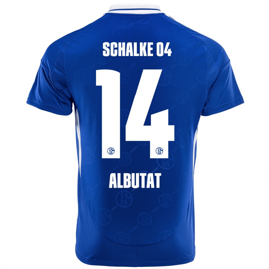 Men Football Tim Albutat #14 Royal Blue Home Jersey 2024/25 T-Shirt Uk