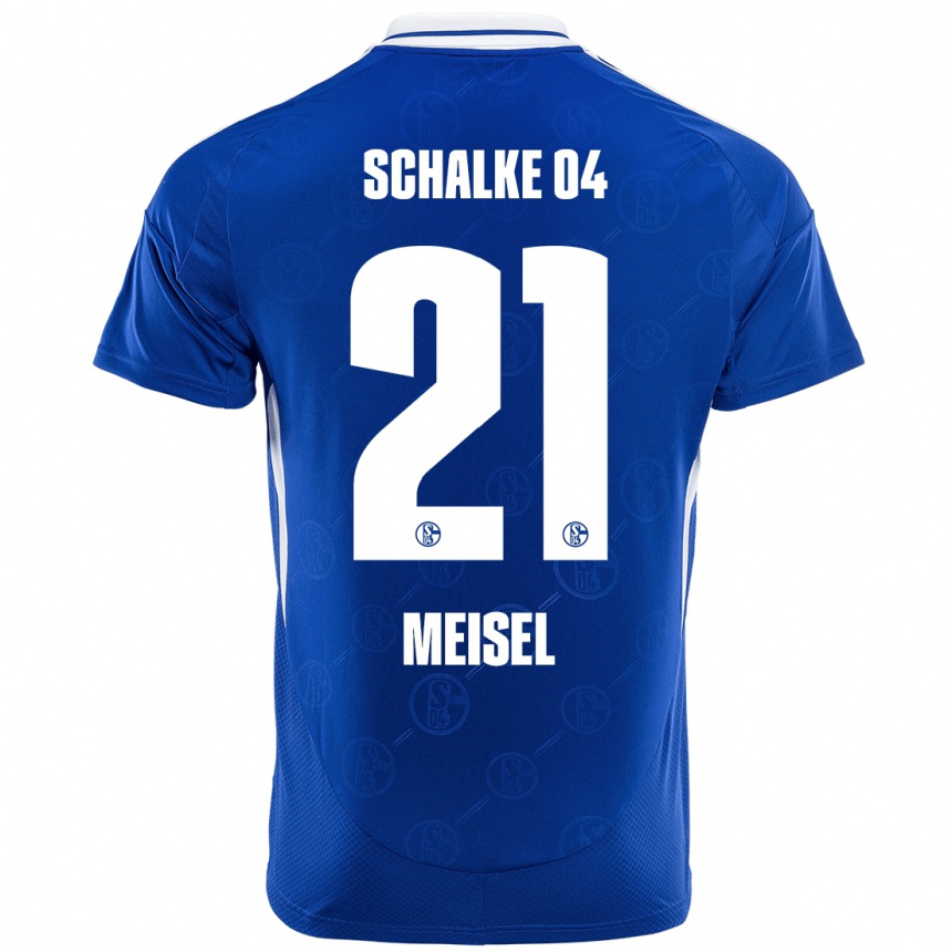 Men Football Kelsey Meisel #21 Royal Blue Home Jersey 2024/25 T-Shirt Uk