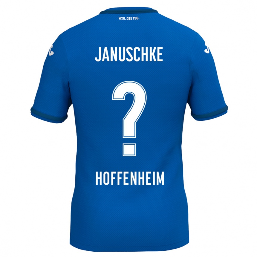 Men Football Tim Januschke #0 Royal Blue Home Jersey 2024/25 T-Shirt Uk