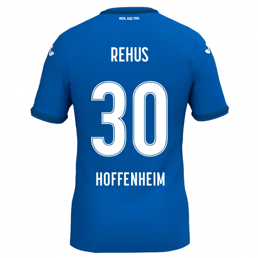 Men Football Milan Rehus #30 Royal Blue Home Jersey 2024/25 T-Shirt Uk