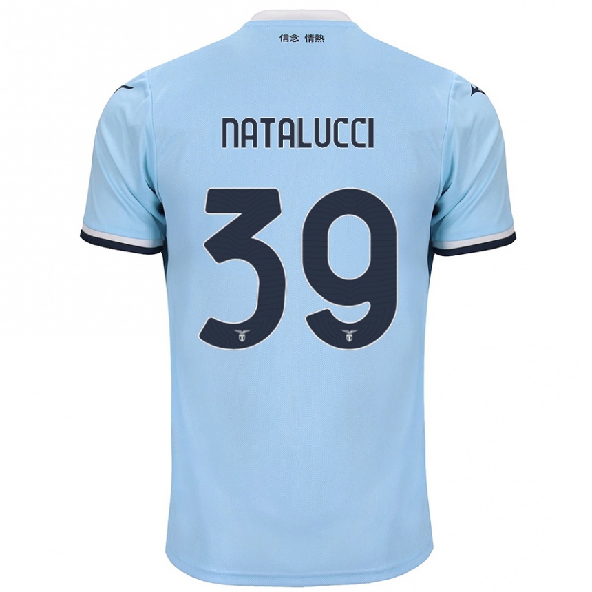 Men Football Serena Natalucci #39 Blue Home Jersey 2024/25 T-Shirt Uk