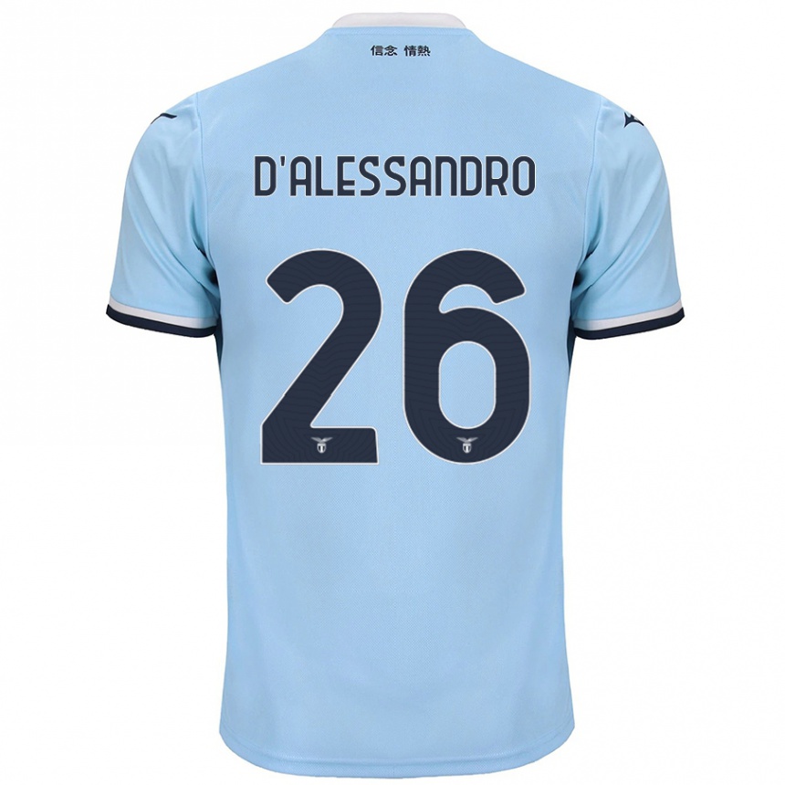 Men Football Mattya D'alessandro #26 Blue Home Jersey 2024/25 T-Shirt Uk