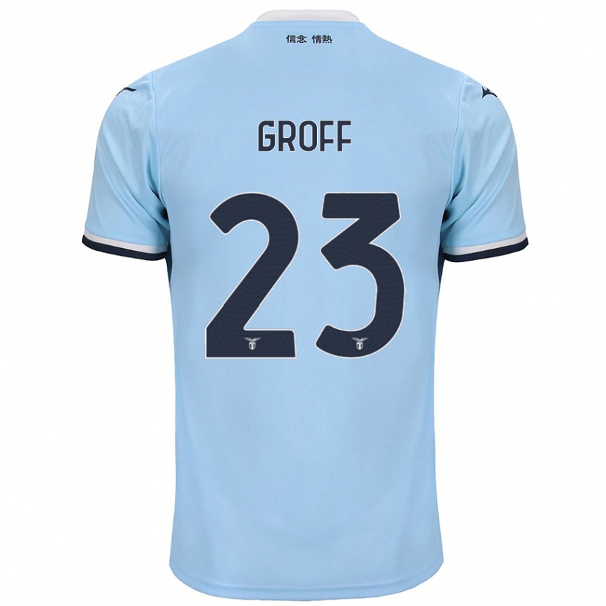 Men Football Chiara Groff #23 Blue Home Jersey 2024/25 T-Shirt Uk