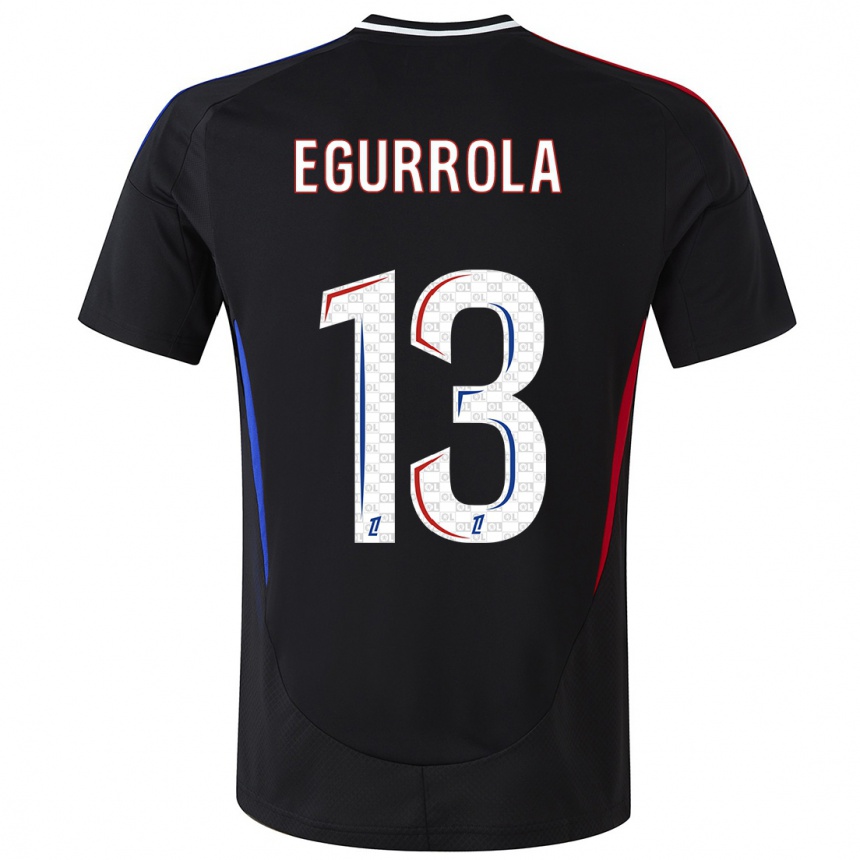 Men Football Damaris Egurrola #13 Black Away Jersey 2024/25 T-Shirt Uk