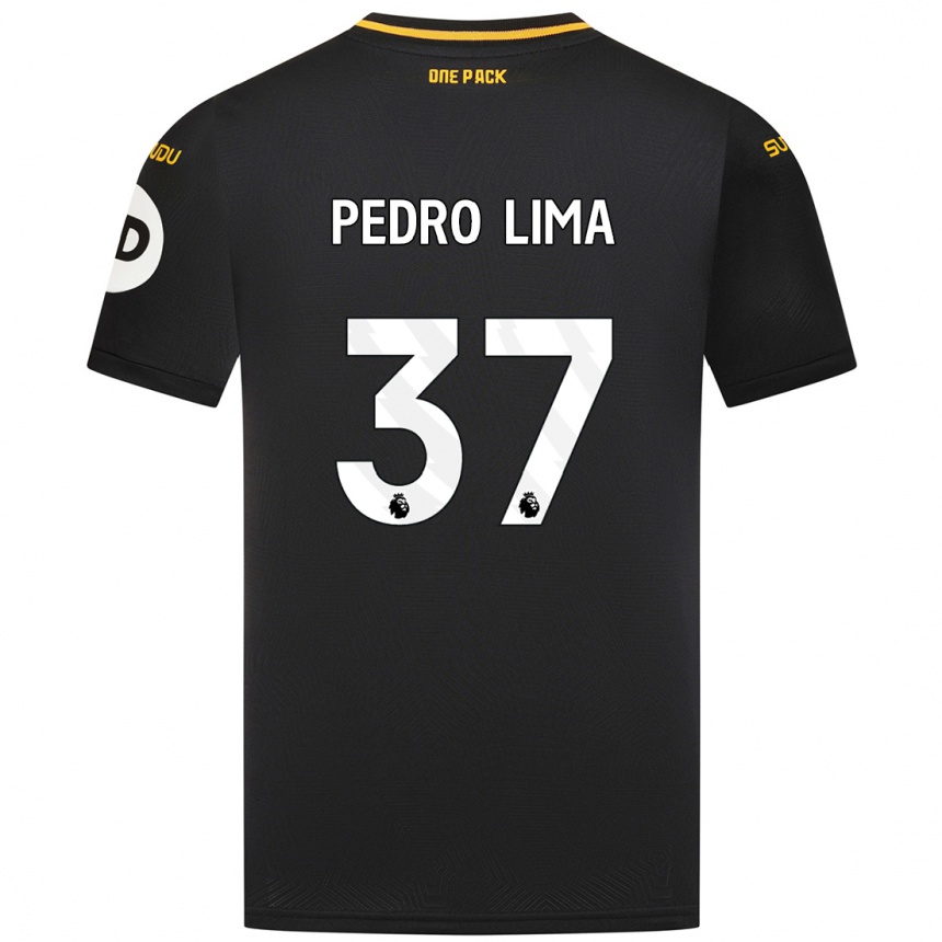 Men Football Pedro Lima #37 Black Away Jersey 2024/25 T-Shirt Uk