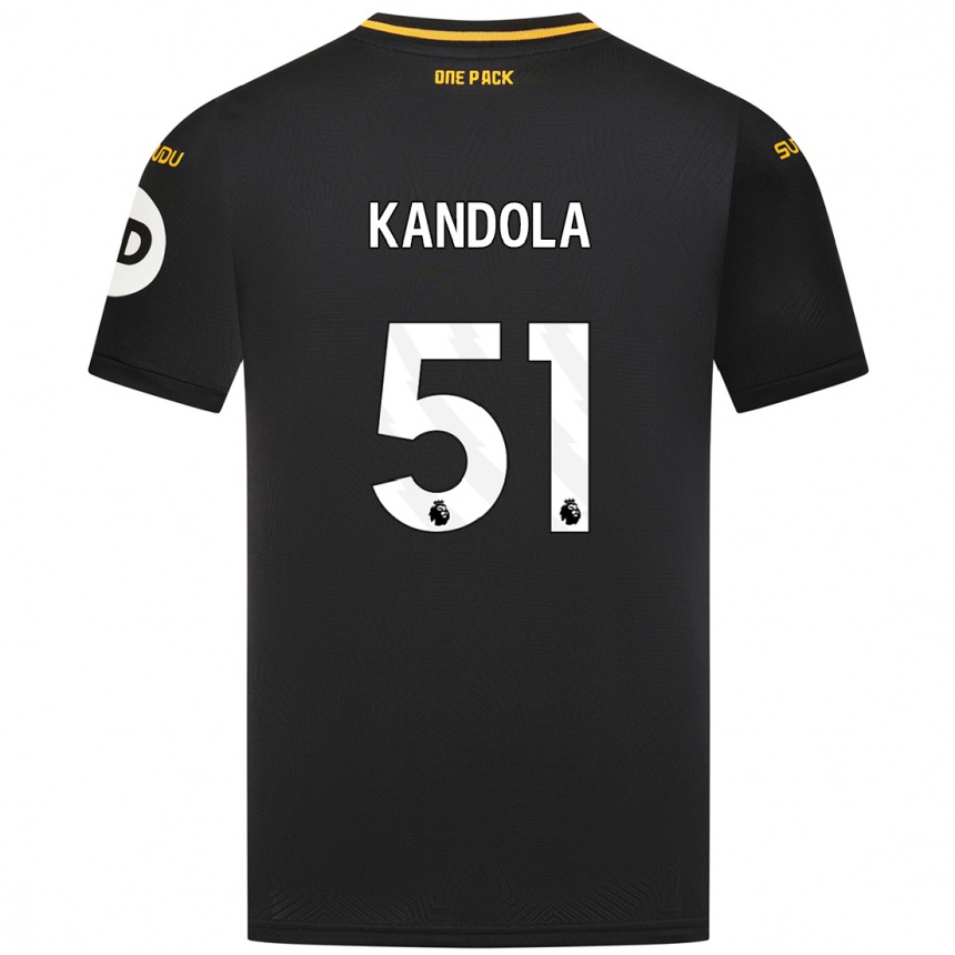 Men Football Kam Kandola #51 Black Away Jersey 2024/25 T-Shirt Uk