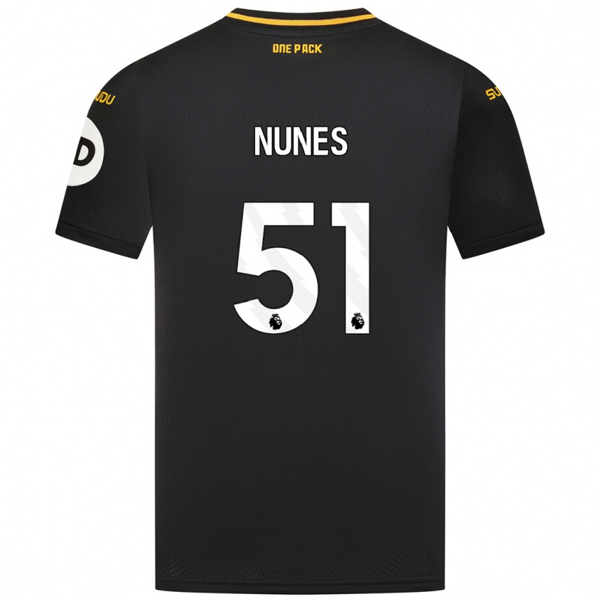 Men Football Grazi Nunes #51 Black Away Jersey 2024/25 T-Shirt Uk