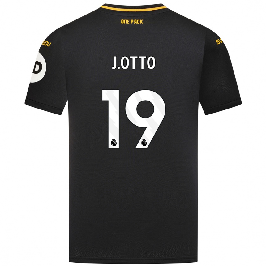 Men Football Jonny Otto #19 Black Away Jersey 2024/25 T-Shirt Uk