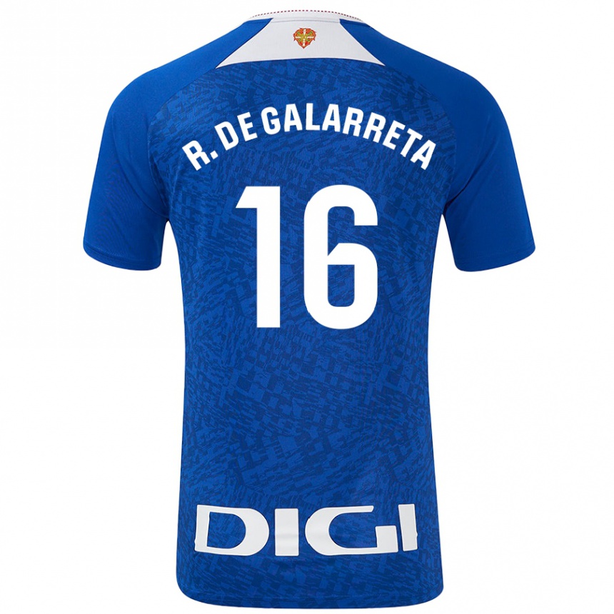 Men Football Iñigo Ruiz De Galarreta #16 Royal Blue Away Jersey 2024/25 T-Shirt Uk