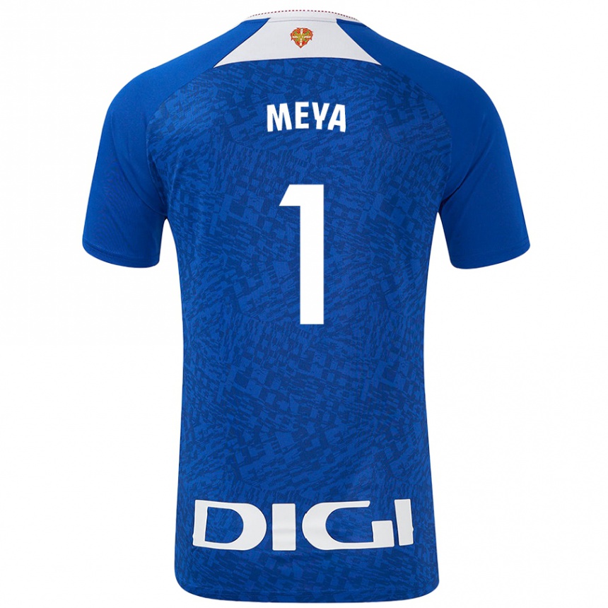 Men Football Aina Meya Bellot #1 Royal Blue Away Jersey 2024/25 T-Shirt Uk