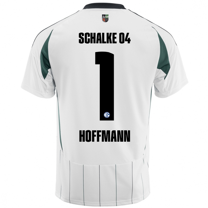 Men Football Ron-Thorben Hoffmann #1 White Green Away Jersey 2024/25 T-Shirt Uk