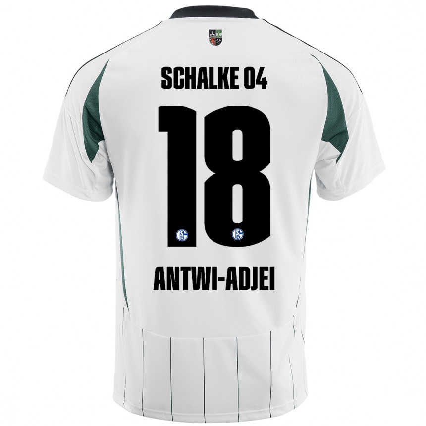 Men Football Christopher Antwi-Adjei #18 White Green Away Jersey 2024/25 T-Shirt Uk