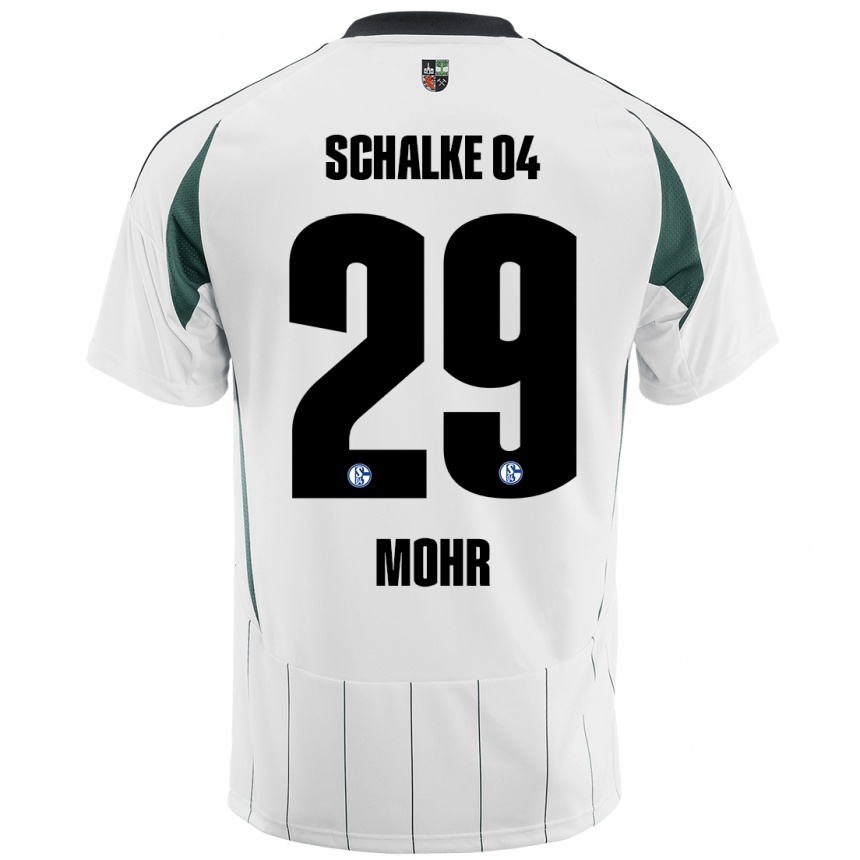 Men Football Tobias Mohr #29 White Green Away Jersey 2024/25 T-Shirt Uk