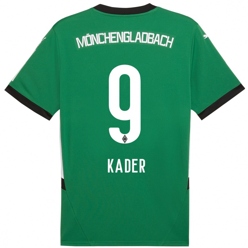 Men Football Cagatay Kader #9 Green White Away Jersey 2024/25 T-Shirt Uk