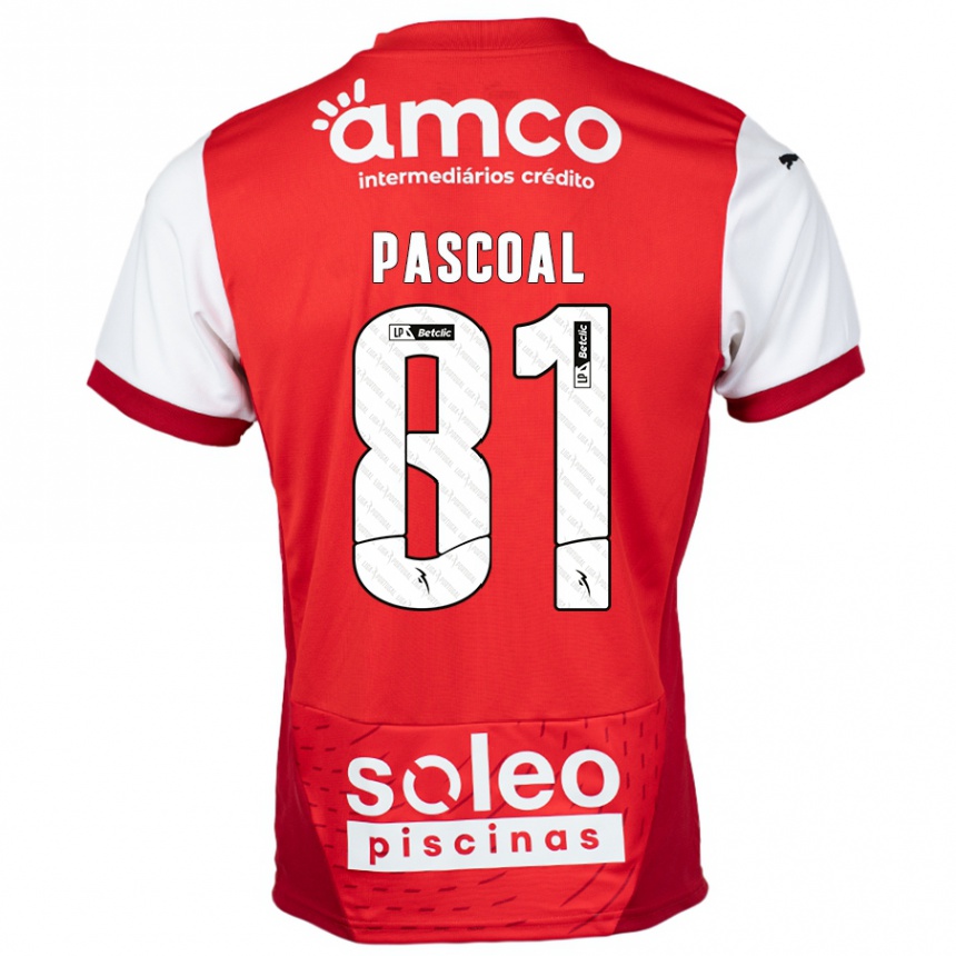 Women Football Fodé Pascoal #81 Red White Home Jersey 2024/25 T-Shirt Uk