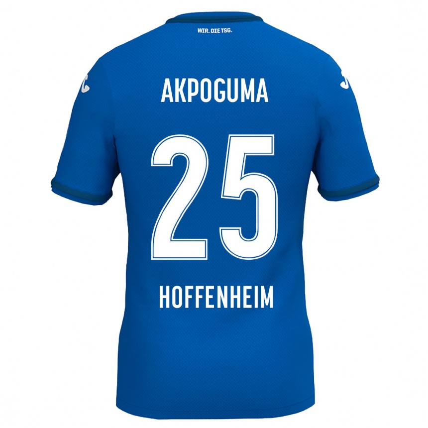 Women Football Kevin Akpoguma #25 Royal Blue Home Jersey 2024/25 T-Shirt Uk