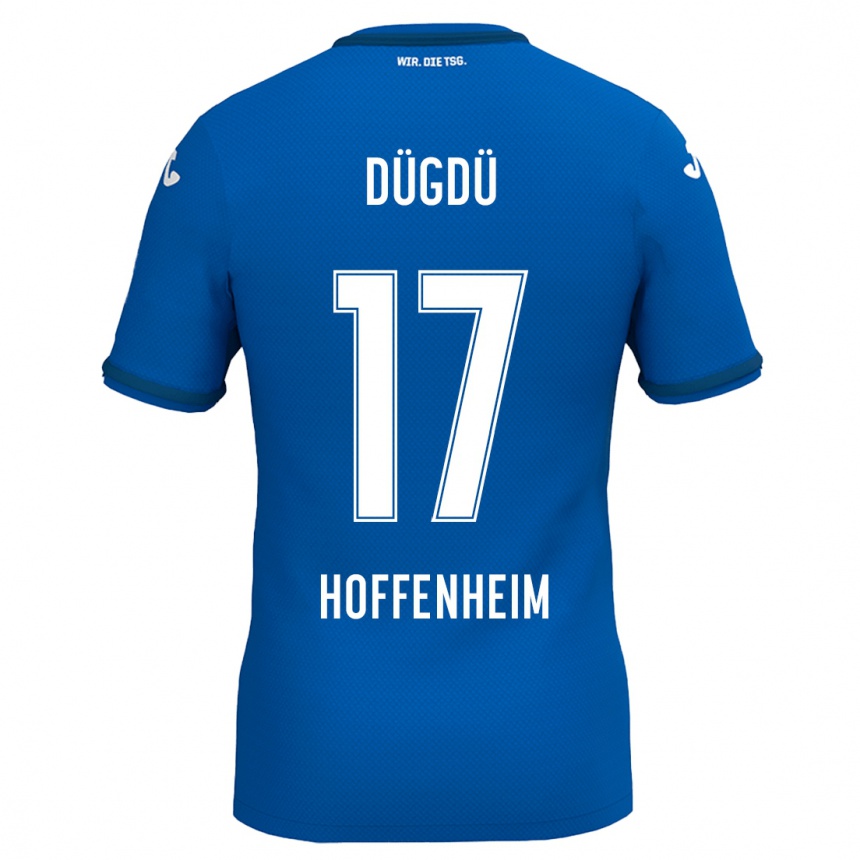 Women Football Tamay Dügdü #17 Royal Blue Home Jersey 2024/25 T-Shirt Uk