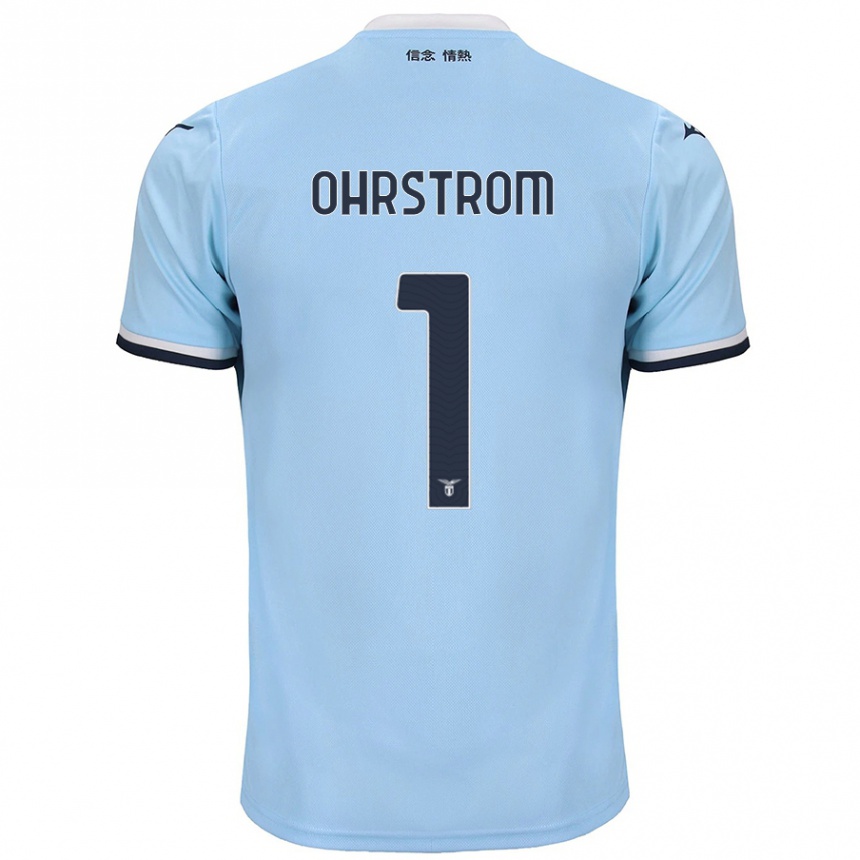 Women Football Stephanie Ohrstrom #1 Blue Home Jersey 2024/25 T-Shirt Uk