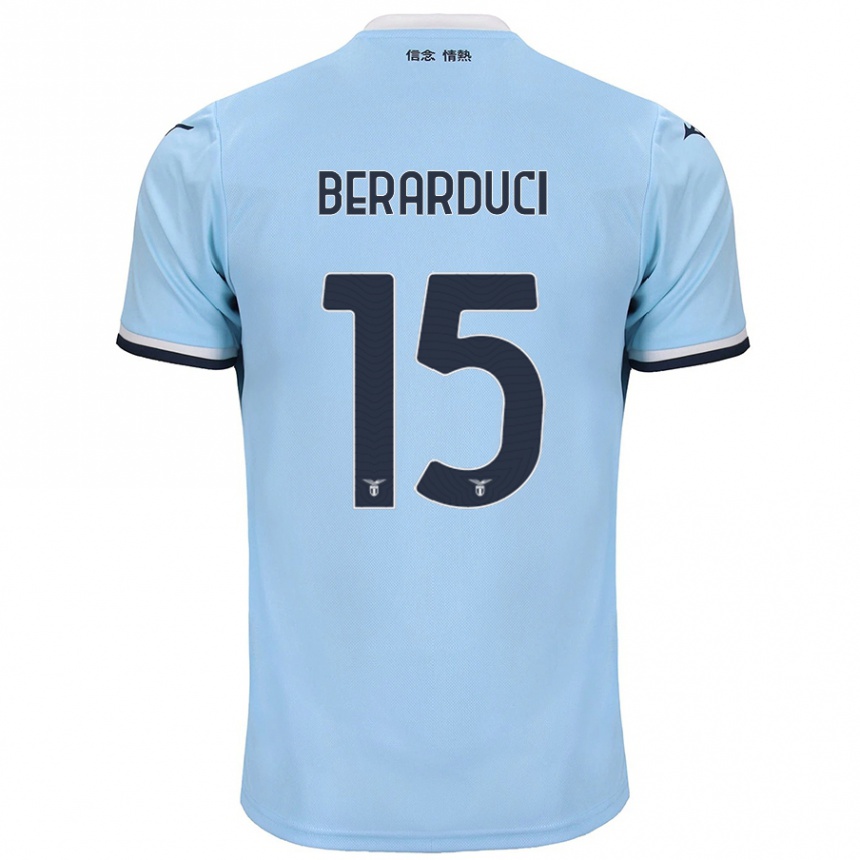 Women Football Martina Berarduci #15 Blue Home Jersey 2024/25 T-Shirt Uk