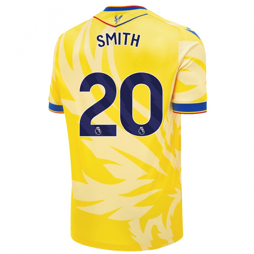 Women Football Hope Smith #20 Yellow Away Jersey 2024/25 T-Shirt Uk