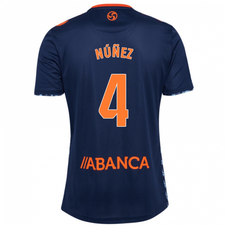 Women Football Unai Núñez #4 Navy Blue Away Jersey 2024/25 T-Shirt Uk