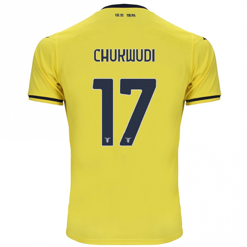 Women Football Ogonna Franca Chukwudi #17 Yellow Away Jersey 2024/25 T-Shirt Uk