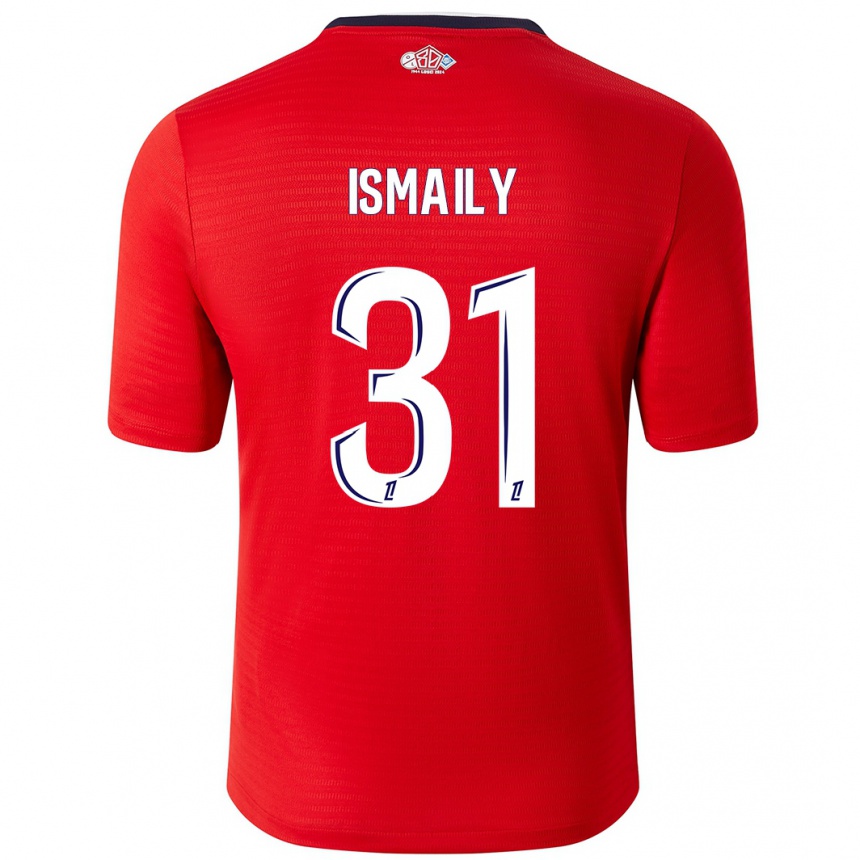 Kids Football Ismaily #31 Red White Home Jersey 2024/25 T-Shirt Uk