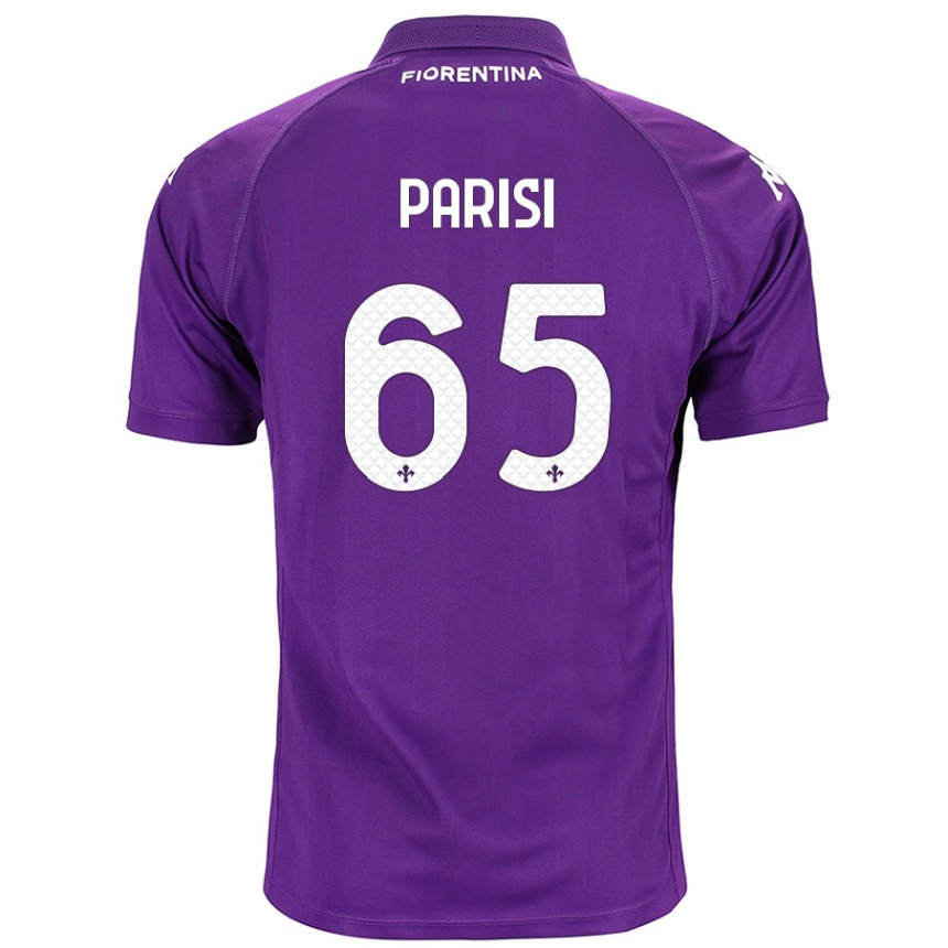 Kids Football Fabiano Parisi #65 Purple Home Jersey 2024/25 T-Shirt Uk