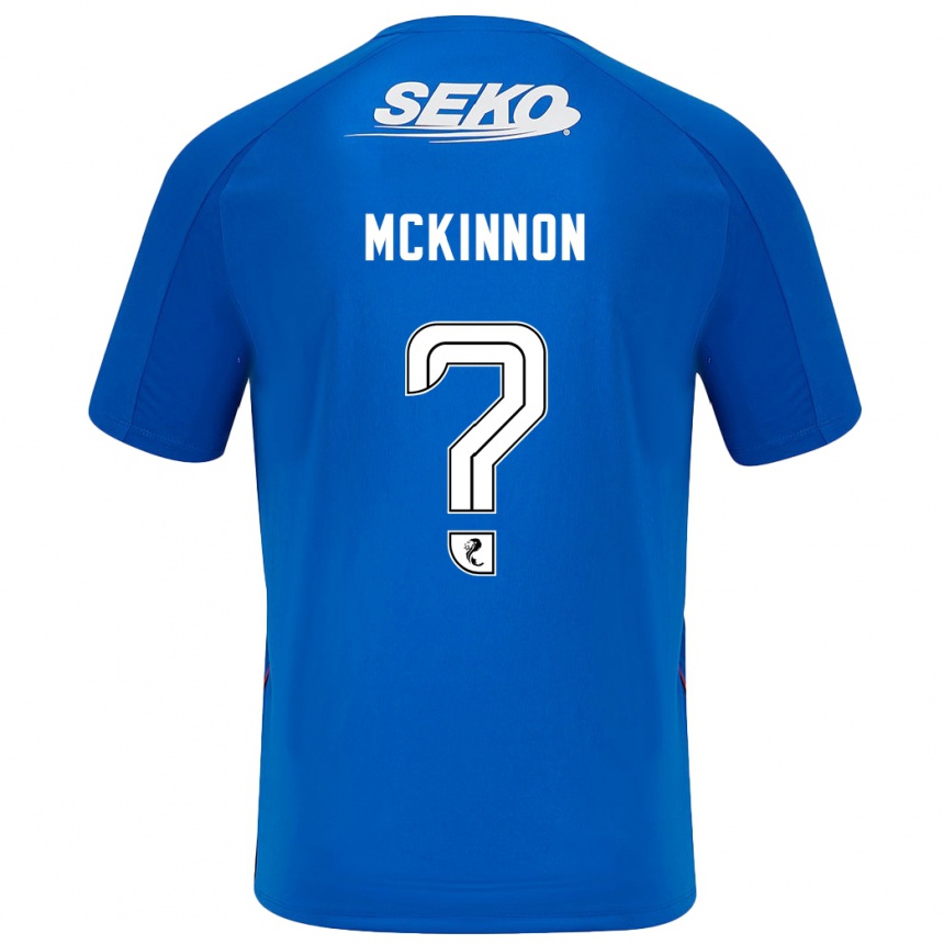 Kids Football Cole Mckinnon #0 Dark Blue Home Jersey 2024/25 T-Shirt Uk