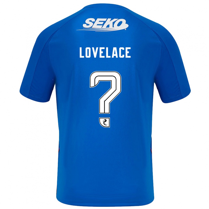 Kids Football Zak Lovelace #0 Dark Blue Home Jersey 2024/25 T-Shirt Uk