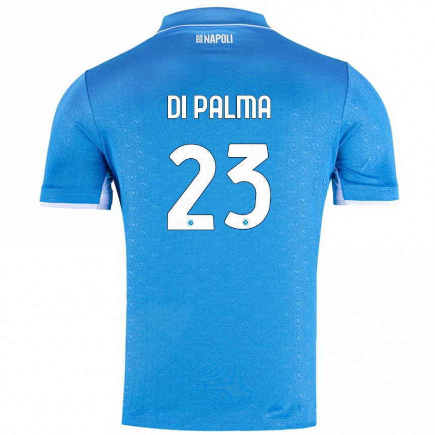 Kids Football Manuel Di Palma #23 Sky Blue Home Jersey 2024/25 T-Shirt Uk