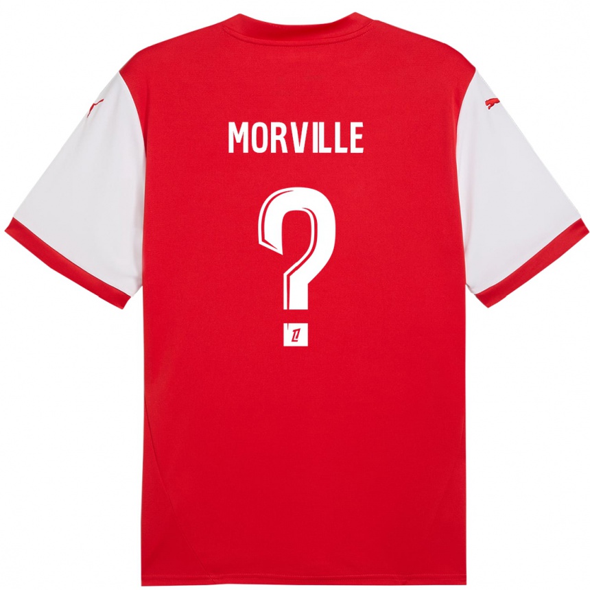 Kids Football Matisse Morville #0 Red White Home Jersey 2024/25 T-Shirt Uk