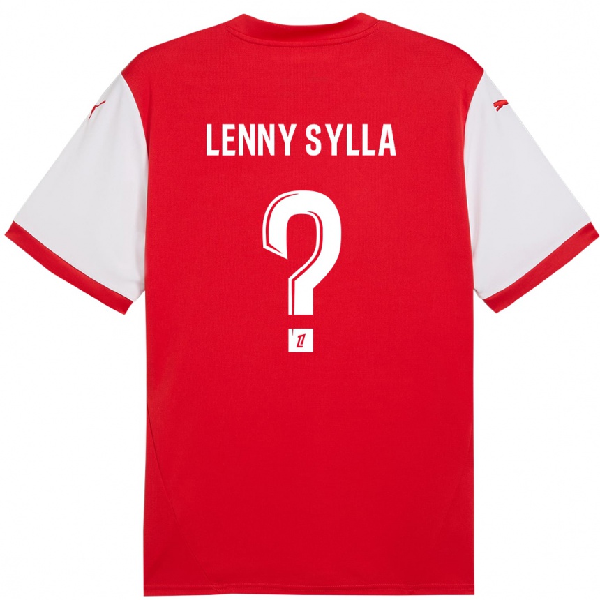 Kids Football Lenny Sylla #0 Red White Home Jersey 2024/25 T-Shirt Uk