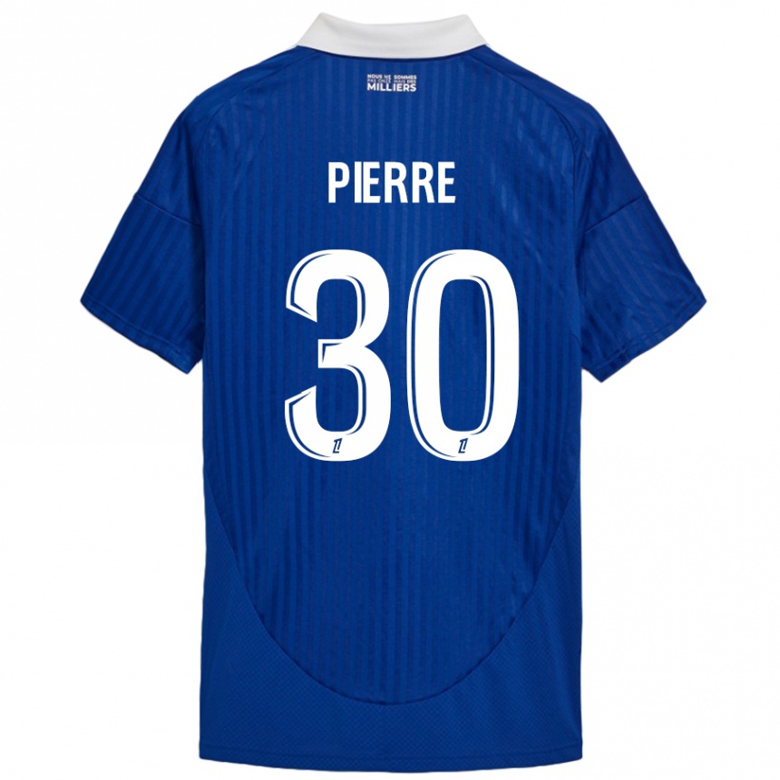 Kids Football Alexandre Pierre #30 Blue White Home Jersey 2024/25 T-Shirt Uk