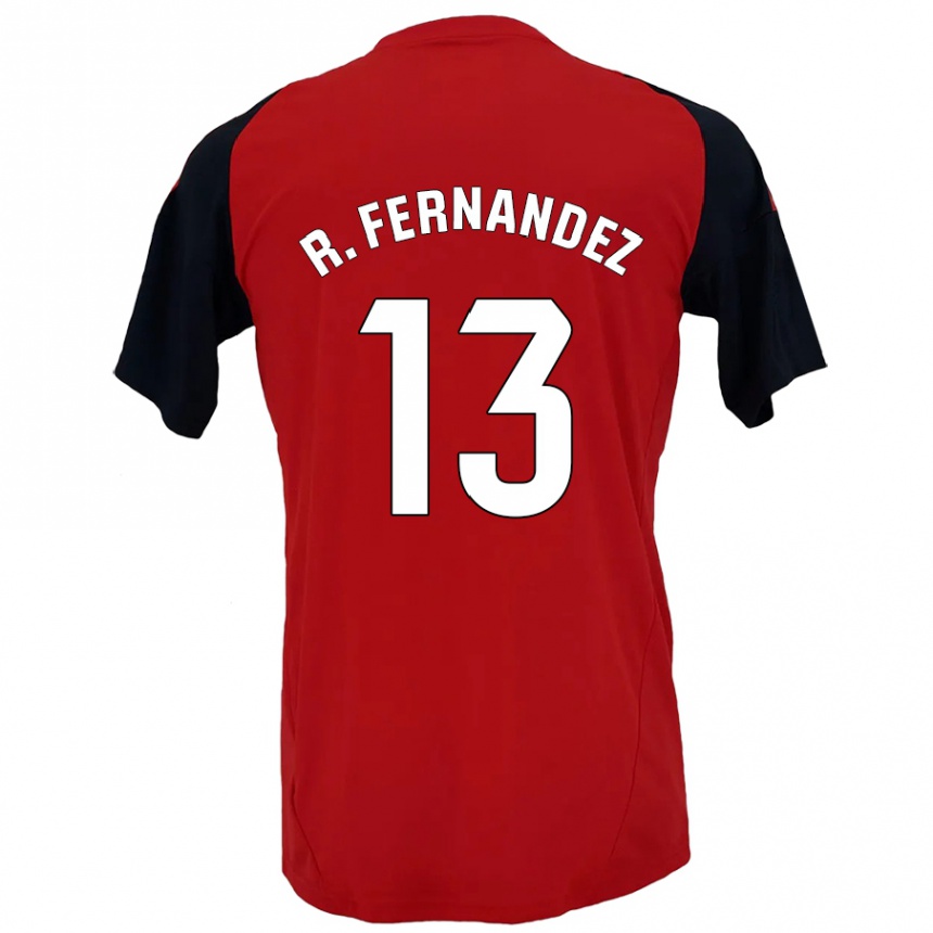 Kids Football Raúl Fernández #13 Red Black Home Jersey 2024/25 T-Shirt Uk