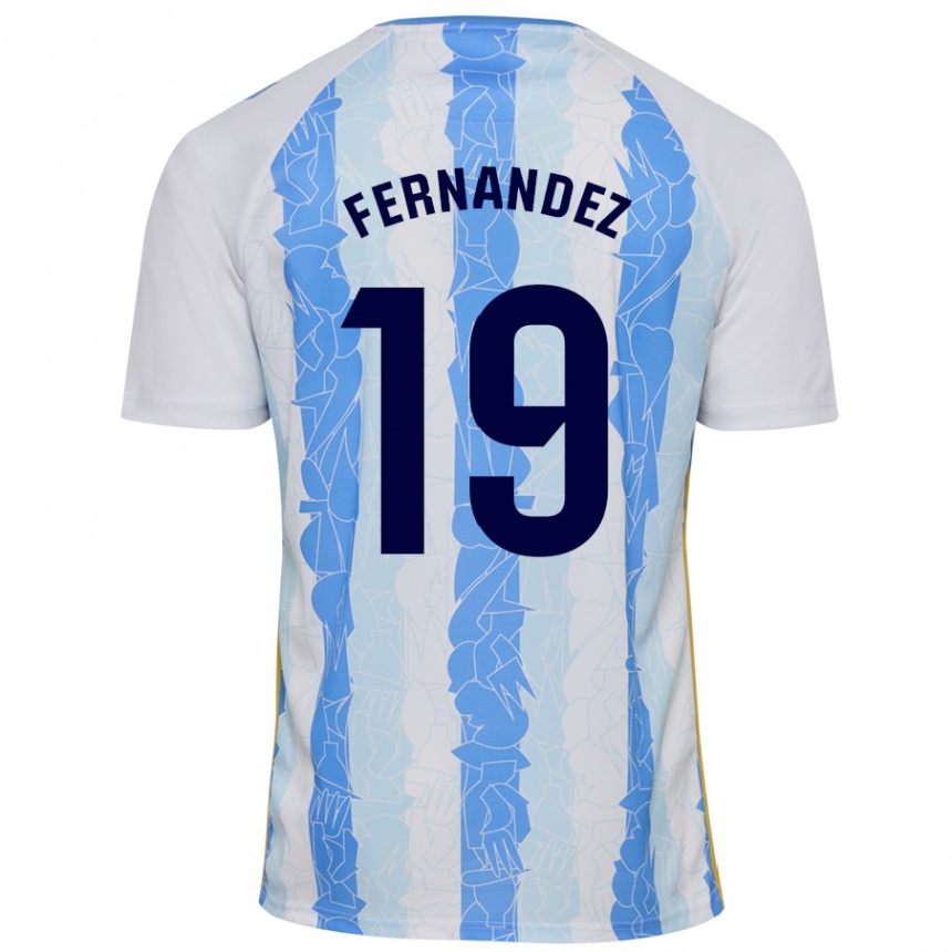 Kids Football Raúl Fernández #19 White Blue Home Jersey 2024/25 T-Shirt Uk