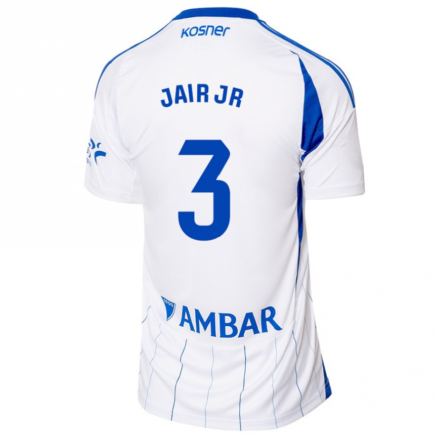 Kids Football Jair Amador #3 Red White Home Jersey 2024/25 T-Shirt Uk