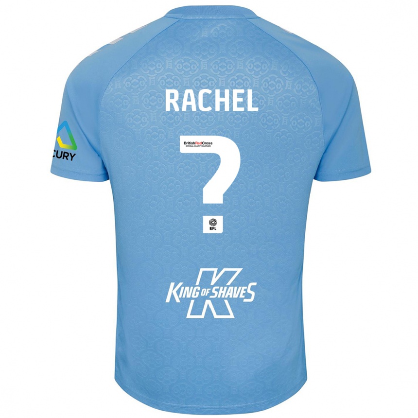 Kids Football Daniel Rachel #0 Blue White Home Jersey 2024/25 T-Shirt Uk