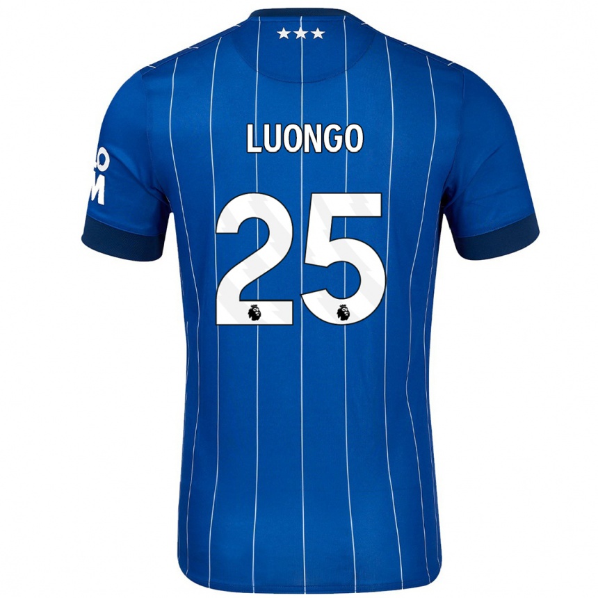 Kids Football Massimo Luongo #25 Navy Blue Home Jersey 2024/25 T-Shirt Uk