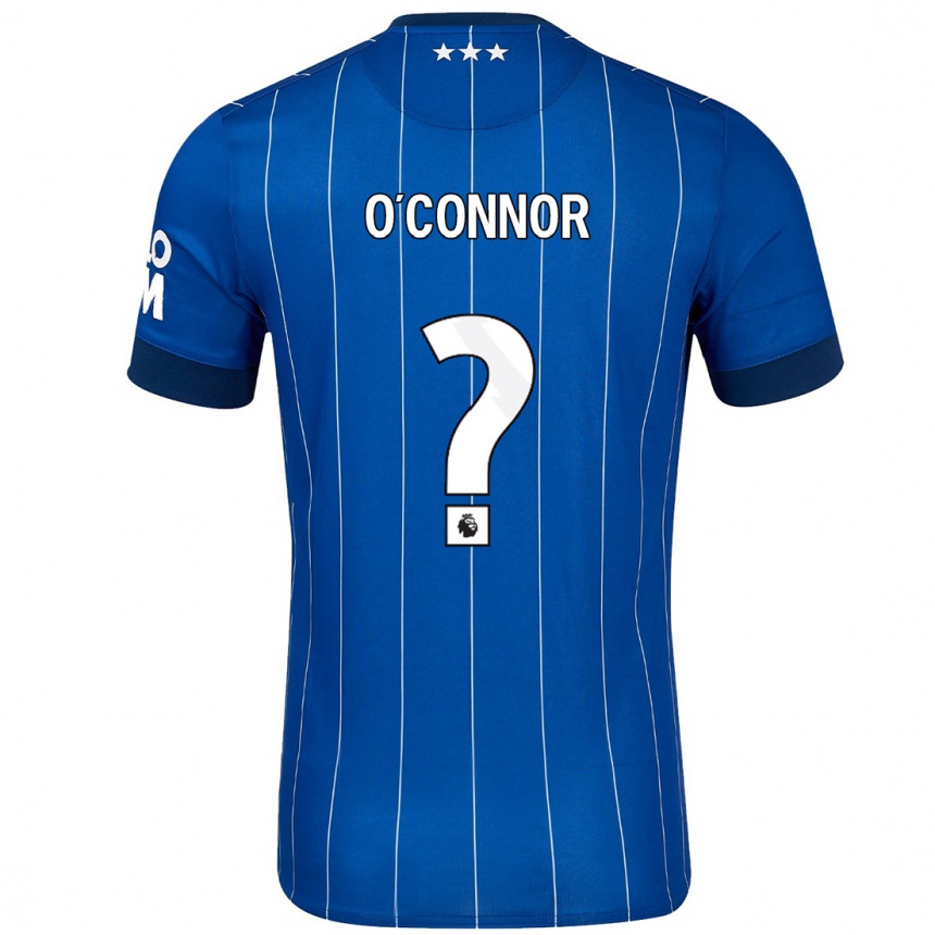 Kids Football Daniel O'connor #0 Navy Blue Home Jersey 2024/25 T-Shirt Uk