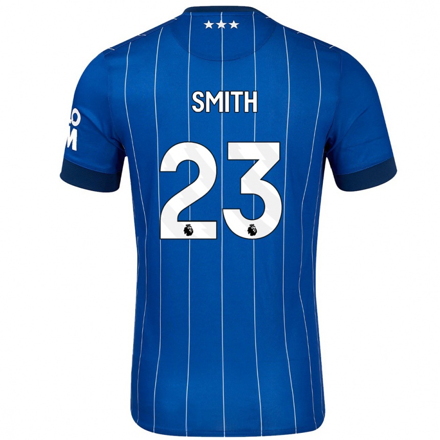 Kids Football Abbi Smith #23 Navy Blue Home Jersey 2024/25 T-Shirt Uk