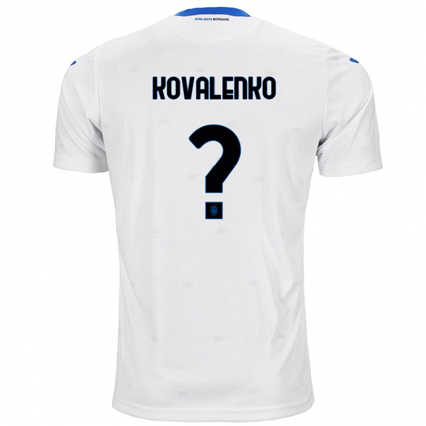 Kids Football Viktor Kovalenko #0 White Away Jersey 2024/25 T-Shirt Uk