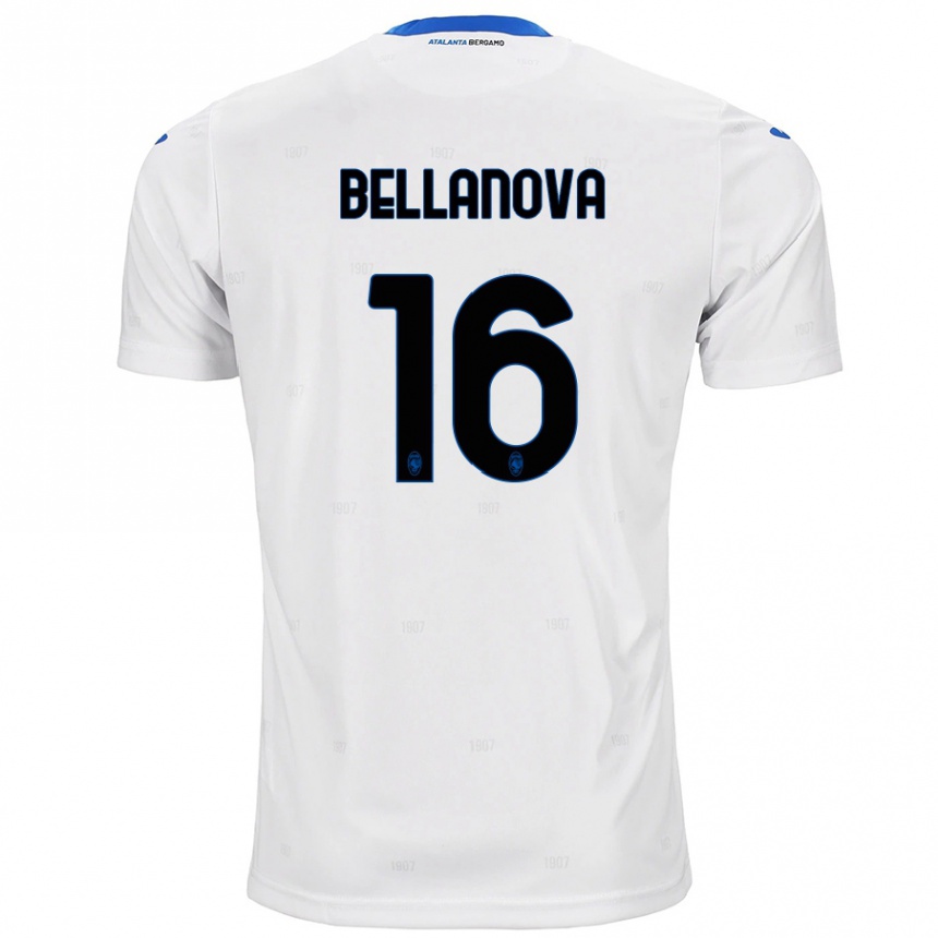 Kids Football Raoul Bellanova #16 White Away Jersey 2024/25 T-Shirt Uk