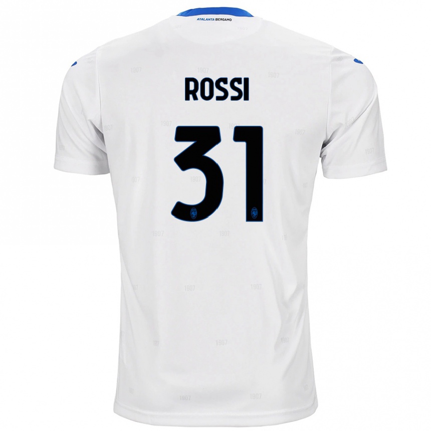 Kids Football Francesco Rossi #31 White Away Jersey 2024/25 T-Shirt Uk