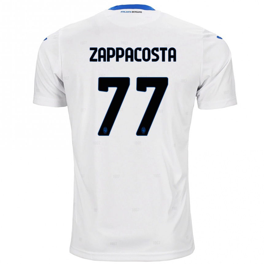 Kids Football Davide Zappacosta #77 White Away Jersey 2024/25 T-Shirt Uk