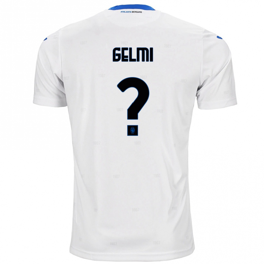 Kids Football Ludovico Gelmi #0 White Away Jersey 2024/25 T-Shirt Uk