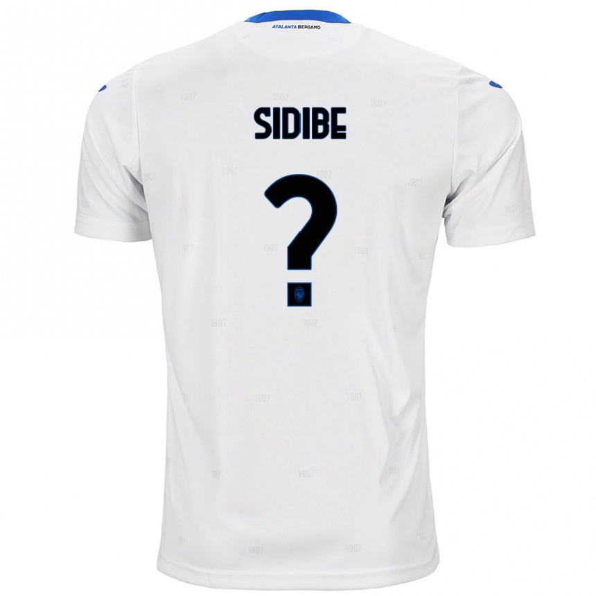 Kids Football Alassane Sidibe #0 White Away Jersey 2024/25 T-Shirt Uk