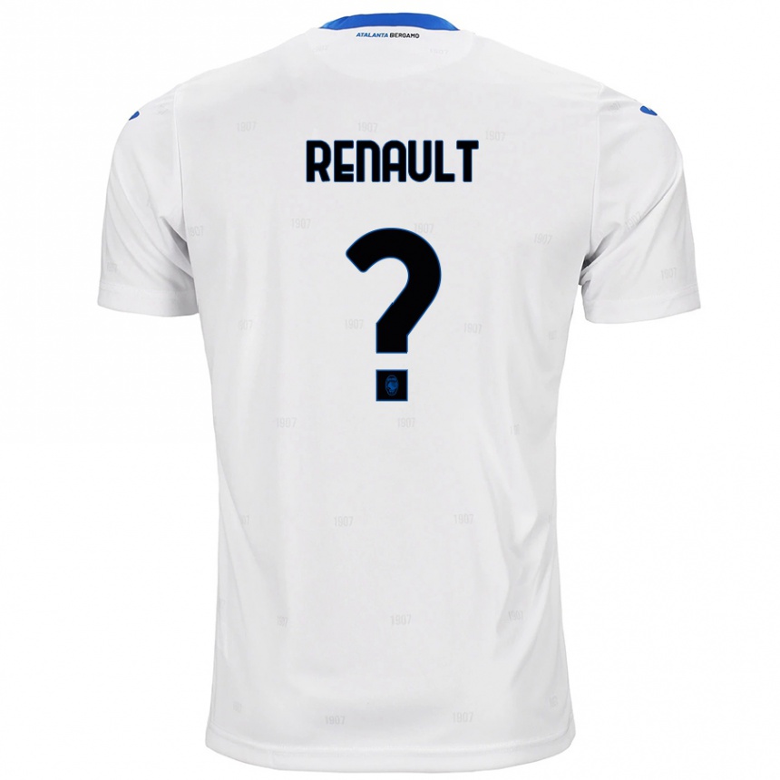 Kids Football Guillaume Renault #0 White Away Jersey 2024/25 T-Shirt Uk