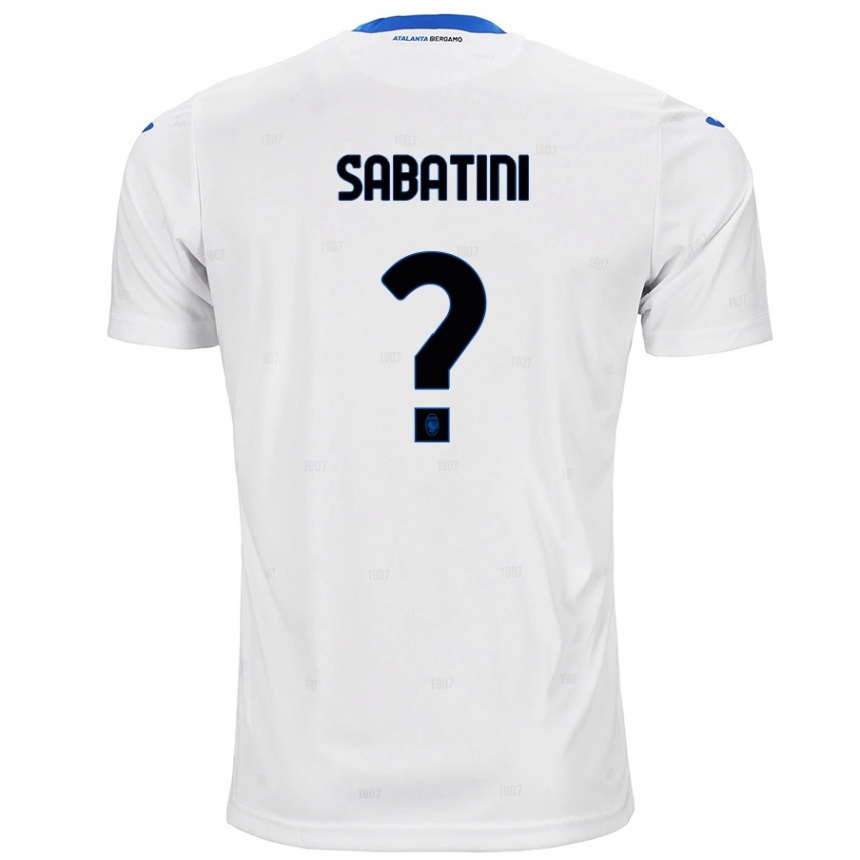 Kids Football Carlo Sabatini #0 White Away Jersey 2024/25 T-Shirt Uk