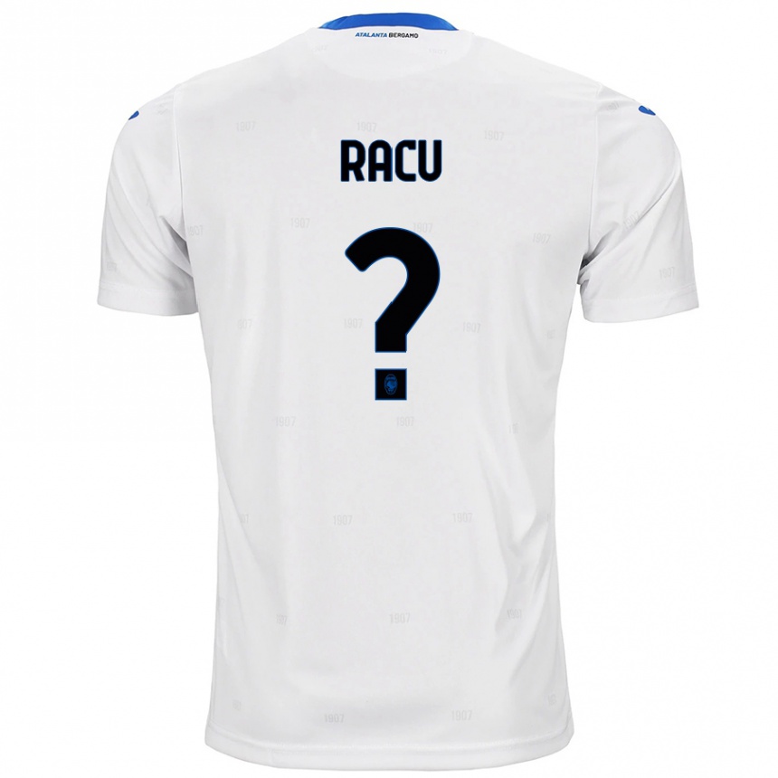 Kids Football Andrei Racu #0 White Away Jersey 2024/25 T-Shirt Uk